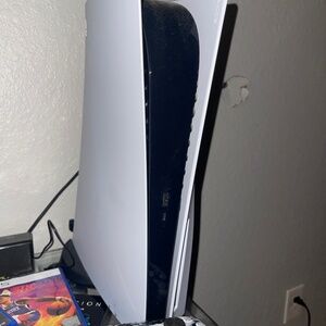 PS5 Disc Edition in perfect condition comes with 2 controllers 2 games 1 headset